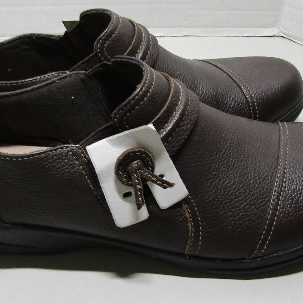 Clarks Women's Dark Brown Slip-On Loafers